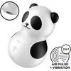 Image de Satisfyer - Pocket Panda - Dubbele Air Pulse Vibrator - Zwart/Wit