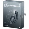 Image de Satisfyer G for Goddess 1 | 16,5 cm | Rabbitvibrator | Clitoris & G-spot stimulatie | 12 trilprogramma's | Oplaadbaar | Waterdicht (IPX7) | Huidvriendelijke siliconen