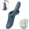 Image de Satisfyer - Heat Flex 4 - Verwarmende Rabbit Vibrator - Grijs