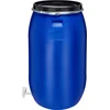 Image de Garronda 220l Kunststof Trommel Met Deksel   Regenton met Kraan - Vat - HDPE - Voedselvat - Tuin Hobbock   Blauw - GD-STE-BarrelP