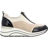 Image de Remonte D0T08-60 Gloria Vegan Zip Sneakers met rits maat 40 beige zwart