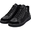 Image de Hoge sneakers van Goatsuede-leer