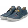 Image de Rieker dames veterschoenen lage schoenen zakelijke schoenen leren schoenen 52528-14 blauw