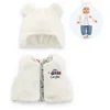 Image de Corolle winterset babypop kleding wit 30cm - poppenoutfit.