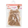Image de Corolle poppenkostuum beren onesie bruin - 30cm poppen kleding.