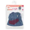 Image de Corolle poppenkleding jeans jurk met sjaal voor 30cm pop denim.