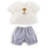 Image de Corolle poppenoutfit T-shirt en korte broek Kleine Ontdekker 30cm.