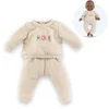 Image de Corolle babypop trainingspak beige 36cm poppenkleding outfit.