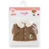 Image de Corolle poppenjasje velours Kleine Ontdekker 36cm bruin fleece natuurprint.