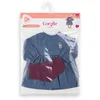 Image de Corolle poppenjurk jeans met sjaal voor babypop 42cm - poppenkleding.