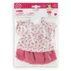 Image de Corolle poppenkleding set bloemenblouse en rok 36cm poppenaccessoire.