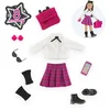 Image de Corolle Girls Engelse student poppenkleren - mode accessoires set 28 cm.