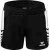 Image de Erima Six Wings Worker Short Dames - Zwart / Wit | Maat: 36
