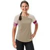 Image de Vaude Bike Kuro Korte Mouw Wielertrui Beige,Roze 40 Vrouw
