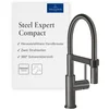 Image de Villeroy & Boch Steel Expert Compact - Keukenkraan met flexibele uitloop en uittrekbare sproeikop, antraciet 92730005