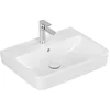 Image de Villeroy & Boch O.novo wastafel - 60x46cm - met overloop 1 kraangat wit