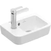 Image de Villeroy & Boch O.novo fontein 1 kraangat links met overloop 36x25cm wit