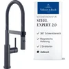 Image de Villeroy & Boch Steel Expert 2.0 - Keukenkraan met flexibele uitloop en uittrekbare sproeikop, antraciet 92800005