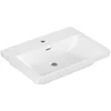 Image de Villeroy & Boch Subway 3.0 - Wastafel 65x47 cm, met overloop, met kraangat, CeramicPlus, Stone White 4A7065RW