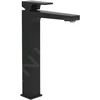 Image de villeroy boch Villeroy & Boch Architectura Square eenhendel wastafelmengkraan verhoogd, 50x211x306mm, TVW125002000, met push-open afvoergarnituur, Matt Black, TVW125002000K5