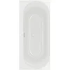 Image de Villeroy & Boch Loop duobad - 170x75cm - rechthoek/binnenbad ovaal - acryl Wit Alpin glans