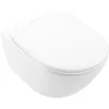 Image de Villeroy & Boch Universo Wandcloset - Pack - 56cm - twistflush - diepspoel - zitting - ceramic+ - wit