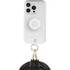 Image de Just Elegance Hard Case Back Cover met PopGrip en koord voor Apple iPhone 15 Pro - Transparant