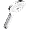 Image de Duravit Handdouche 3 Standen Click! MinusFlow   Douchekop Ø120 mm   Waterbesparend   EasyClean   Chroom Hoogglans