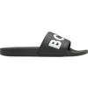 Image de Hugo Boss heren BOSS slippers contrast logo zwart II