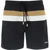 Image de HUGO BOSS Louis swim shorts - heren zwembroek - zwart gestreept