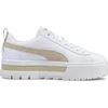 Image de Puma Mayze Lth Wn Lage sneakers - Leren Sneaker - Dames - Wit - Maat 41