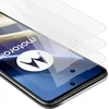 Image de Cadorabo 3x Screenprotector geschikt voor Motorola MOTO G51 5G - Beschermende Pantser Film in KRISTALHELDER - Getemperd (Tempered) Display beschermend glas in 9H hardheid met 3D Touch