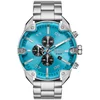 Image de Diesel Spiked DZ4655 Herenhorloge Zilverkleurig - Ø 49 mm