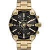Image de Diesel Spiked DZ4678 Horloge - Staal - Goudkleurig - Ø 49 mm