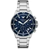 Image de Emporio Armani AR11681 Heren Horloge 43mm - Zilverkleurig