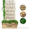 Image de FLOORDIREKT Bamboe trellis - Latwerk - Rankhulp hout - Venstelbaar - 60 x 180 cm