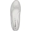 Image de Tamaris leren ballerina 1-22116-41 100 damesschoenen M2211641 Wit