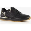 Image de Tamaris dames sneakers zwart goud