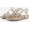 Image de Tamaris Sandalen goud Textiel - Dames - Maat 37