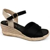 Image de Tamaris 1-28367-42 001 Black -espadrilles tamaris-sleehak pups tamaris-sandaal tamaris MT 36