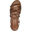 Image de Platte leren sandaal