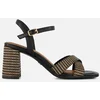 Image de Tamaris Sandalen met hak zwart Textiel - Maat 40