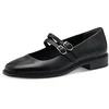 Image de Tamaris leren ballerina 1-22131-45 001 dames damesschoenen M2423145 zwart