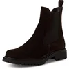 Image de Tamaris dames Chelsea boot leren laarzen enkellaarzen dames M2542741 donkerbruin