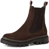 Image de Tamaris dames chelsea boot 1-25491-41 304 leren laarzen enkellaars vrouwen leer M2549141 bruin