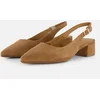 Image de Tamaris Slingbacks cognac Suède - Dames - Maat 36