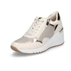 Image de Marco Tozzi Dames Sneaker - 23723-40C Beige/Combi - Maat 39