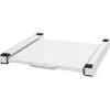 Image de Tussenstuk voor wasmachine en droger   Universeel tussenbouwframe met uittrekbare plank 60x60 cm in wit ML design