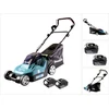 Image de Makita DLM 382 G2 accu grasmaaier 36 V ( 2x 18 V ) 38 cm 40 l + 2x accu 6,0 Ah - zonder oplader