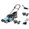 Image de Makita DLM 382 RM2 accu grasmaaier 36 V ( 2x 18 V ) 38 cm 40 l + 2x accu 4.0 Ah + lader